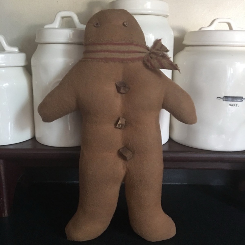 Primitive Gingerbread Man Decor